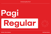 Pagi Modern Sans Serif Font, a Sans Serif Font by GRVS Studio (Thumbnail 7 of 13)