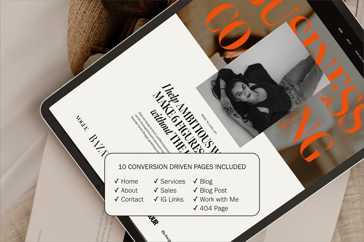 Squarespace 7.1 Website Template preview 2