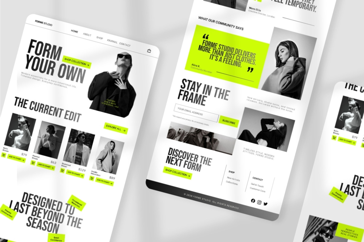 Fashion Product Landing Page, a Landing Page Template by Antstheme (Photo 2 of 2)