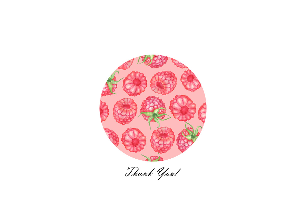 Raspberry Seamless Patterns, an Illustration by OlDm_Shop (Photo 9 of 9)