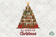 Book Christmas Tree PNG, an Illustration by Craft Nest (Thumbnail 1 of 6)
