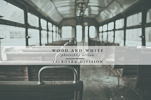 Wood & White Photoshop Action
