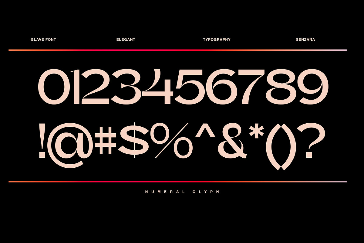 Glave, a Sans Serif Font by senzana (Photo 6 of 10)