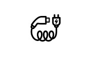 Electric Plug Connection Icons, a Graphic by hafijul (Thumbnail 5 of 15)