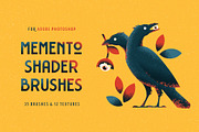 Shader Brushes for Photoshop, a Brush Add-On by pixelbuddha.net (Thumbnail 1 of 11)