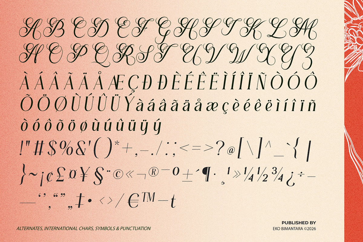 Seramonde; Display Serif Font, a Serif Font by Eko Bimantara (Photo 5 of 12)