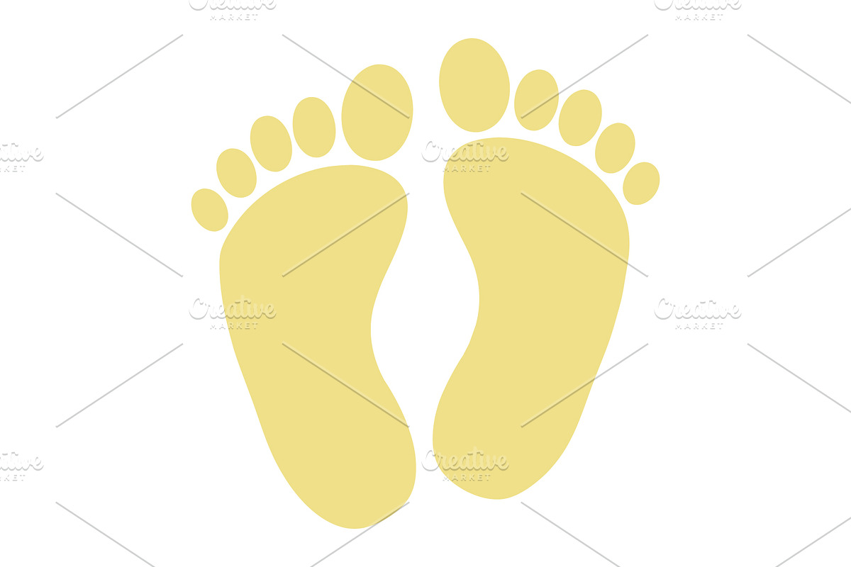 Baby feet, an Illustration by Mark1987