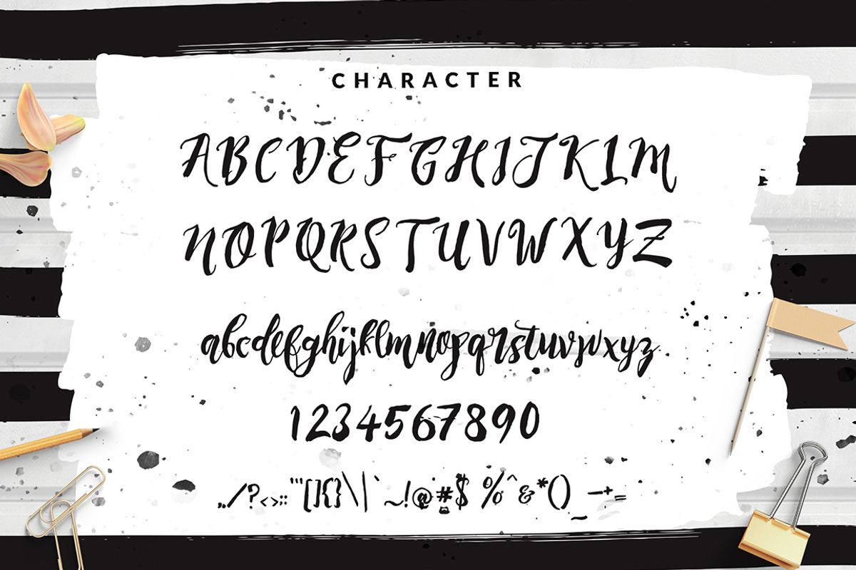 Rising Brush Script, a Script Font by Dirtyline Studio (Photo 10 of 11)
