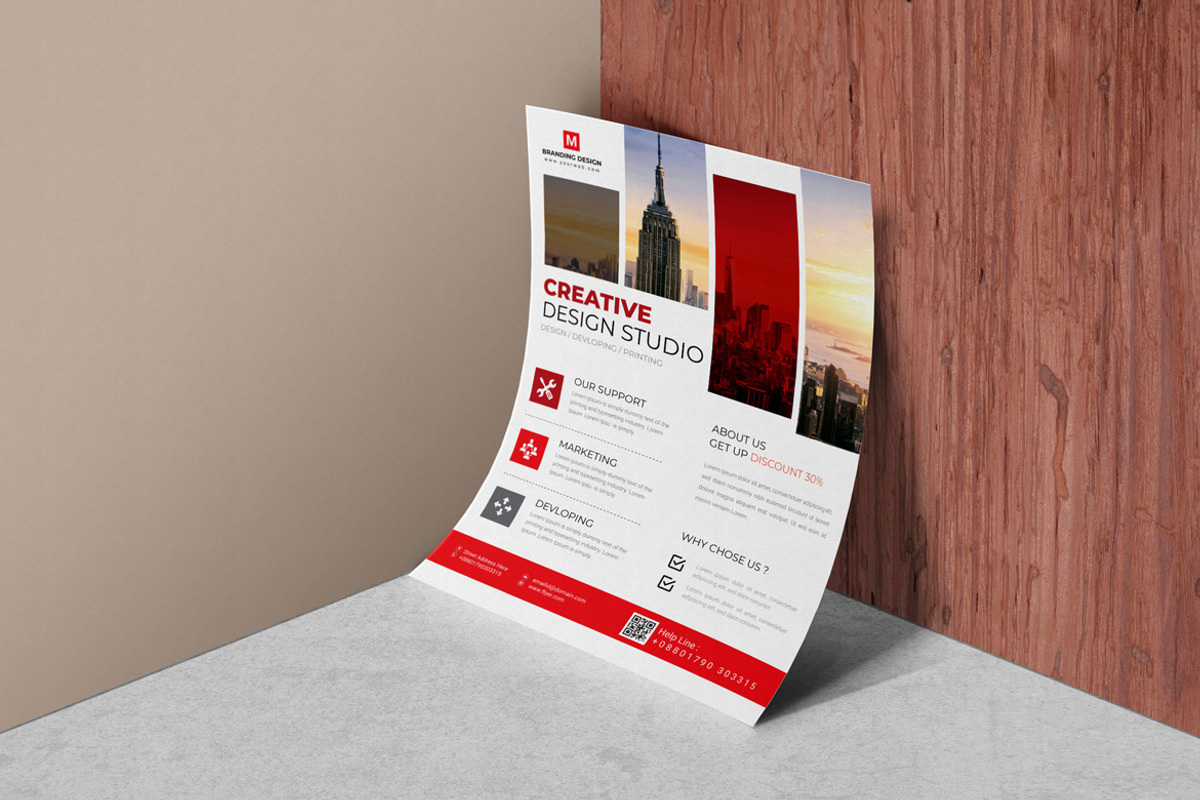 Professional Business Flyer Template, a Flyer Template by BrandlyTemplate
