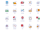 96 Tourism & Travel Icons, an Icon by Flat Icons (Thumbnail 5 of 6)