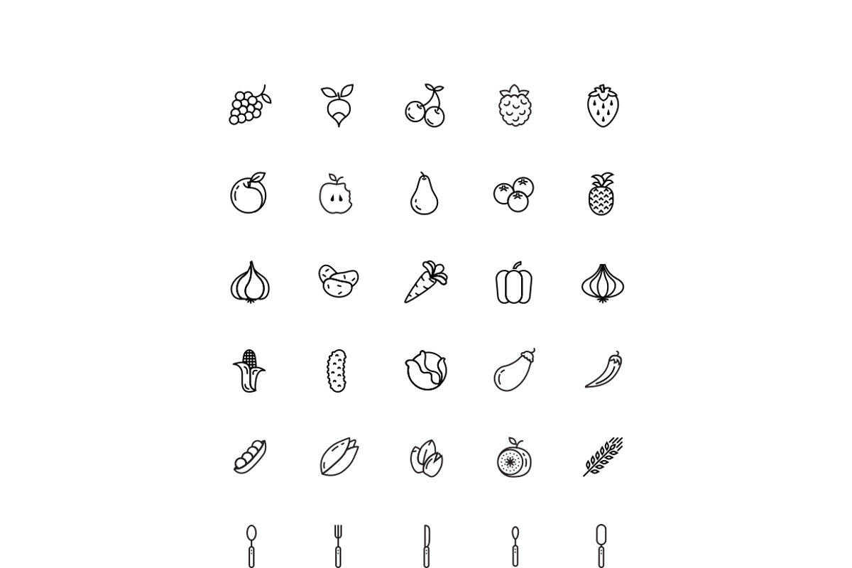 SMASHICONS - 920+ Gastronomy Icons - preview 2