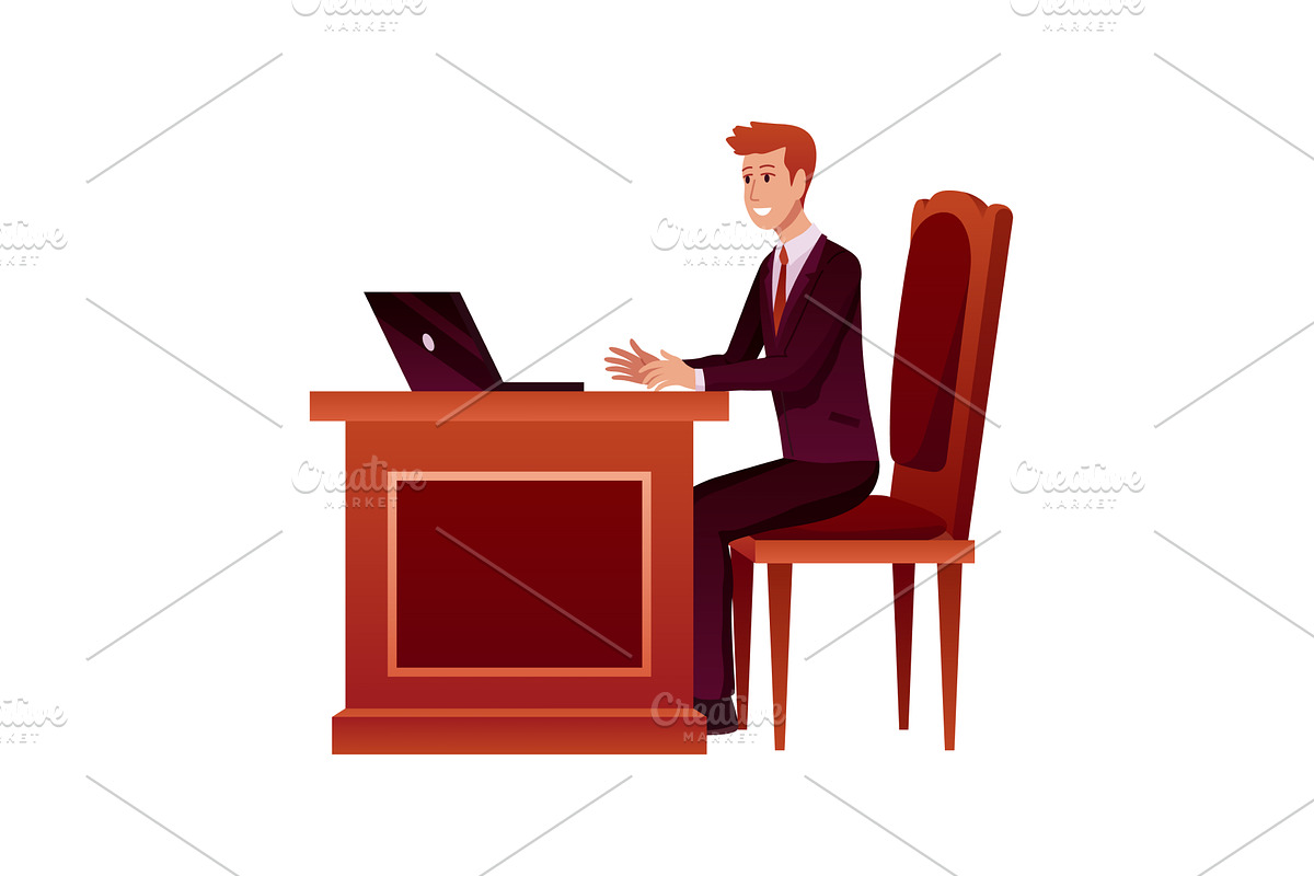 Modern vector illustration of, a Person Illustration by Things for designers