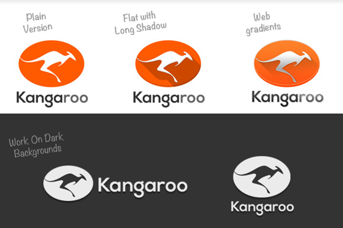 Kangaroo logo, a Branding & Logo Template by PRtopdesign (Photo 2 of 3)