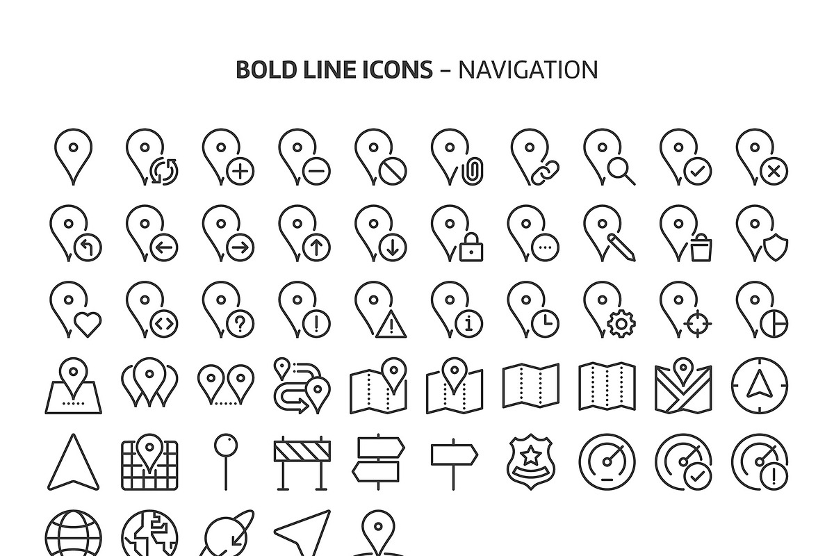 Bold Line Icons, an Outline Icon by Howcolour (Photo 148 of 151)