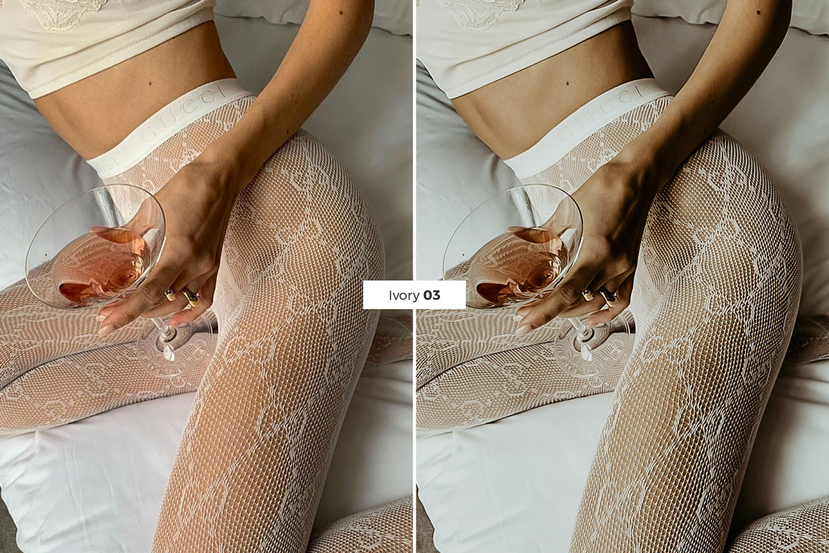 4 Lightroom Presets IVORY, an Action Add-On by Graace Studio (Photo 7 of 8)