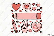 Custom Name Pencil Valentines PNG, an Illustration by CraftArtStudio (Thumbnail 1 of 4)