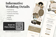 Romantic Beige Wedding Website, a Landing Page Template by Everyday Perfection (Thumbnail 3 of 12)