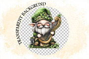 Whimsical St Patrick Gnome Clipart B, an Illustration by SVGArt (Thumbnail 8 of 9)