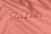 Rosbellé, a Script Font by ARSAVISUAL (Thumbnail 1 of 13)