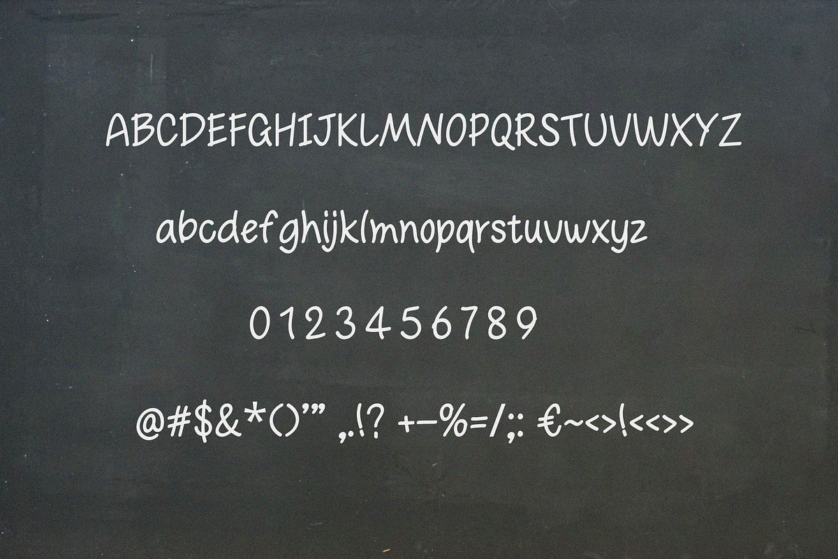 Blue Soda Handwriting Font, a Handwritten Font by Ruddean2109 (Photo 2 of 10)