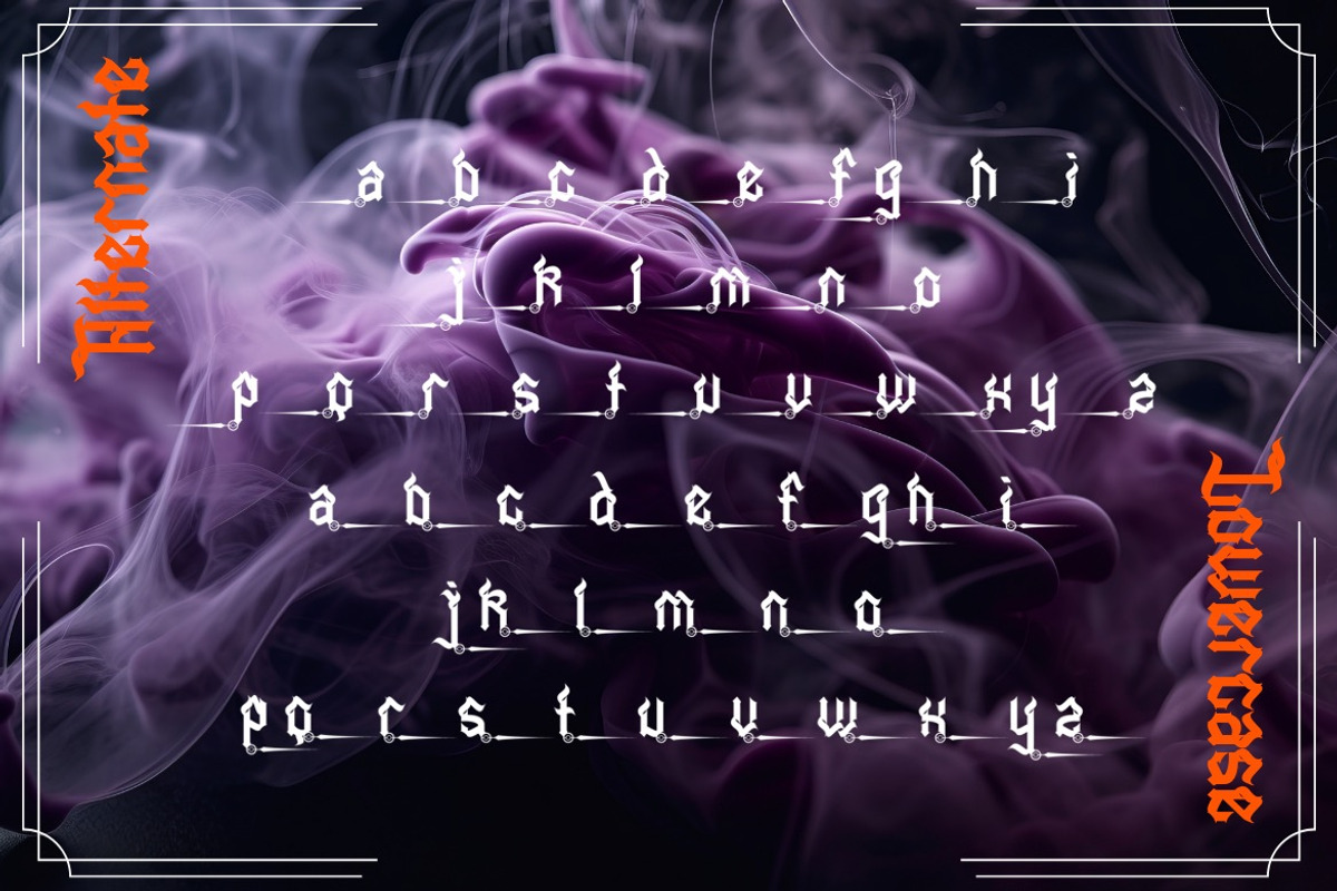 Saxterun - Display Blackletter Font, a Blackletter Font by Dhabee (Photo 15 of 17)