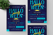 Halloween Party Flyer, a Flyer Template by Annora Studio (Thumbnail 4 of 6)