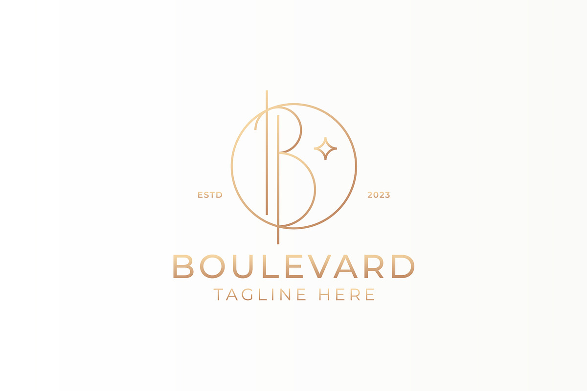 Letter B Luxury Logo Boulevard, a Branding & Logo Template by Signatoro (Photo 1 of 2)
