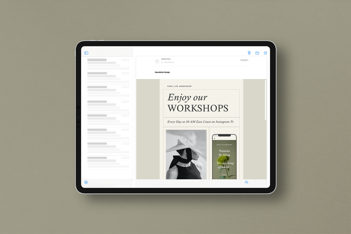 Sage Newsletter Templates, an Email Template by Sparrow & Snow (Photo 7 of 11)