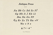 Antique Font Family Rustic Serif Duo, a Handwritten Font by Laras Wonderland (Thumbnail 17 of 18)