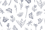 Spring Butterflies, a Pattern Graphic by GooseFrol (Thumbnail 5 of 8)