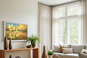 Golden Sunset Lily Painting, a Background Graphic by Floraphoria (Thumbnail 8 of 10)