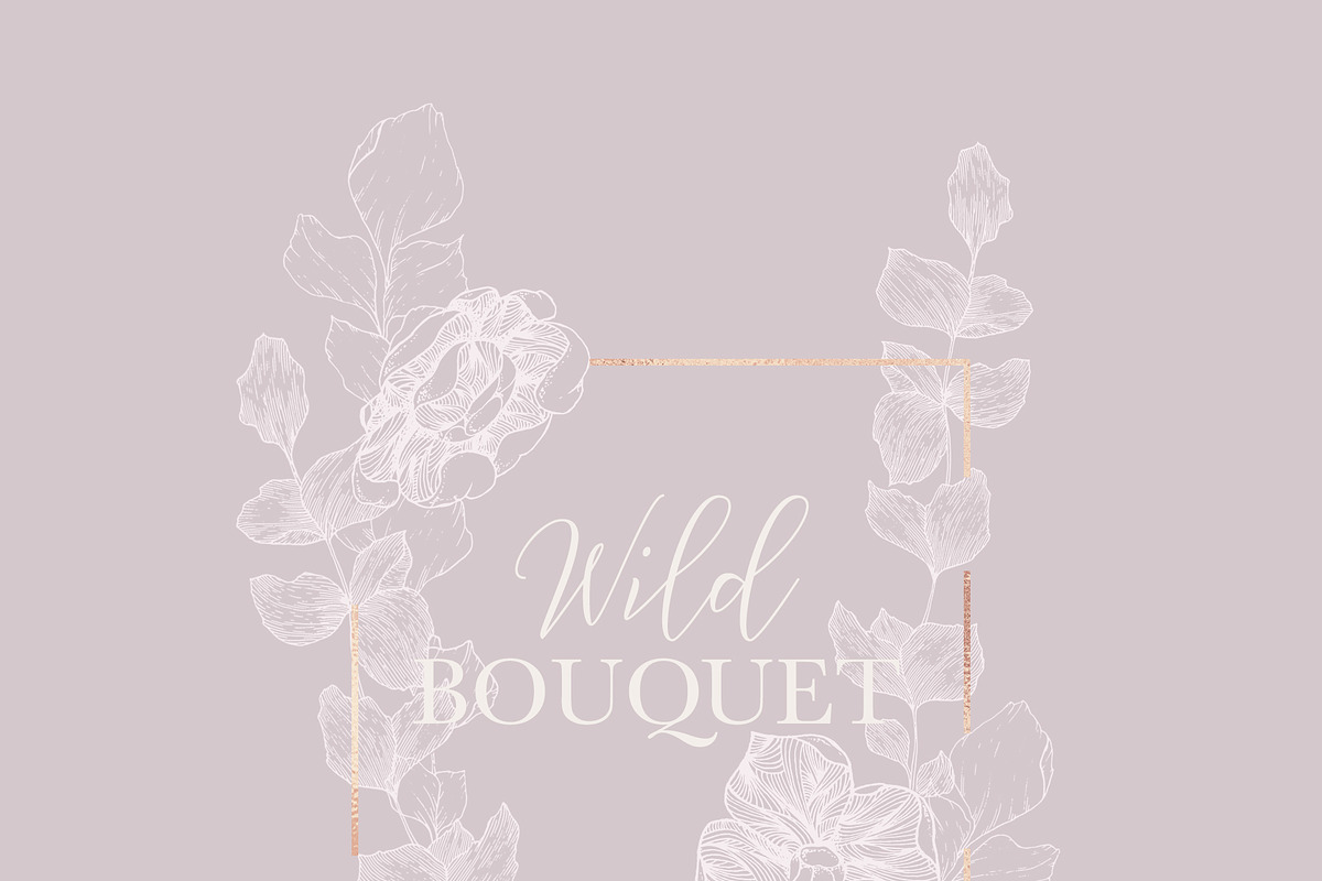 Wild Bouquet Wedding Illustrations, an Illustration by Laras Wonderland (Photo 5 of 13)