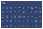 50 icons in three styles, an Icon by SashaGorosh (Thumbnail 8 of 8)
