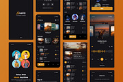 Musicly - Music Streaming Mobile App, an App Template by trabaskriya (Thumbnail 4 of 5)