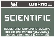 Research and Development font, a Sans Serif Font by weknow (Thumbnail 3 of 5)