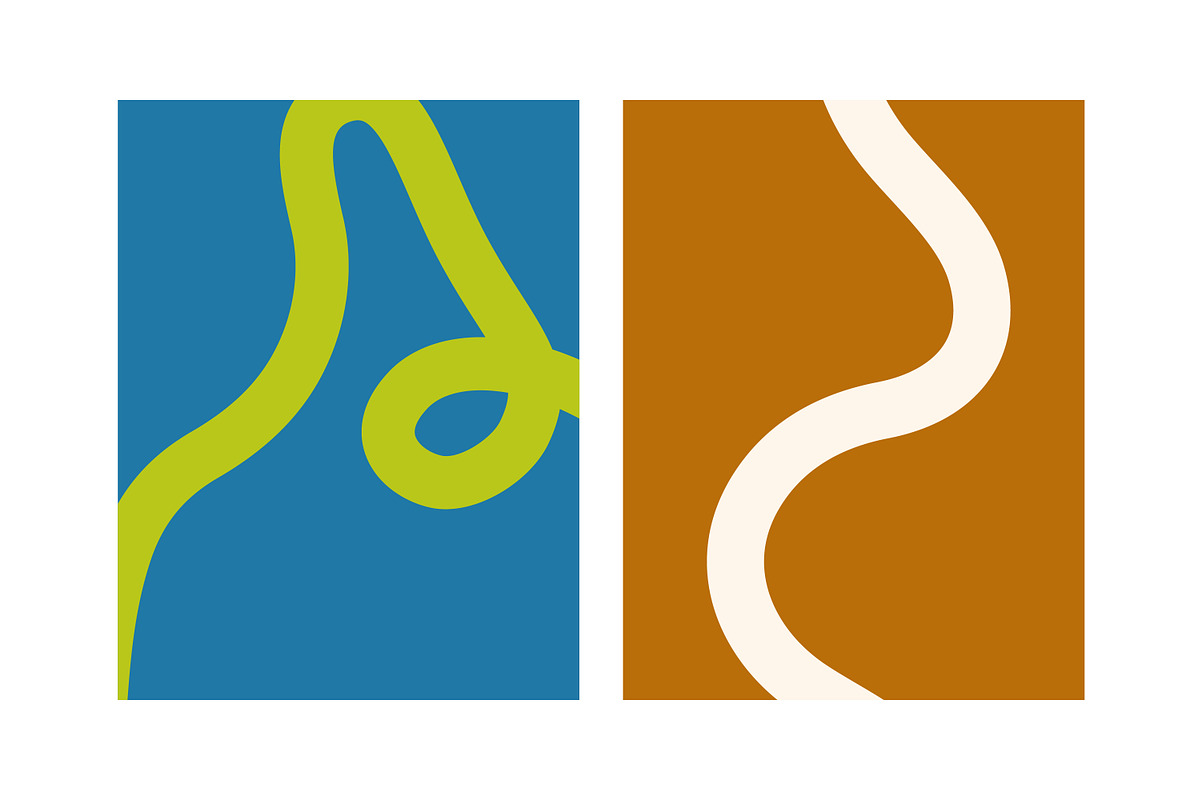 Modern abstract line posters, cards, a Decorative Illustration by Good Studio (Photo 5 of 10)
