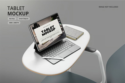 Tablet With Pen Mockups