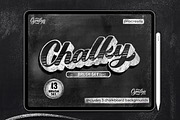 Chalky Brush Set for Procreate, a Brush Add-On by Cynlop Ink (Thumbnail 1 of 9)
