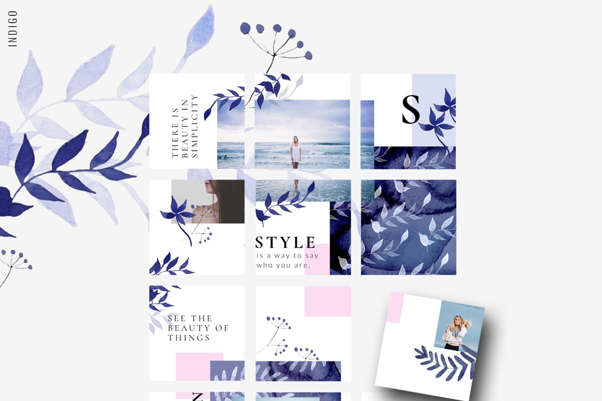 81% OFF| BUNDLE v.2-Instagram Puzzle, a Social Media Template by CreativeFolks (Photo 11 of 18)