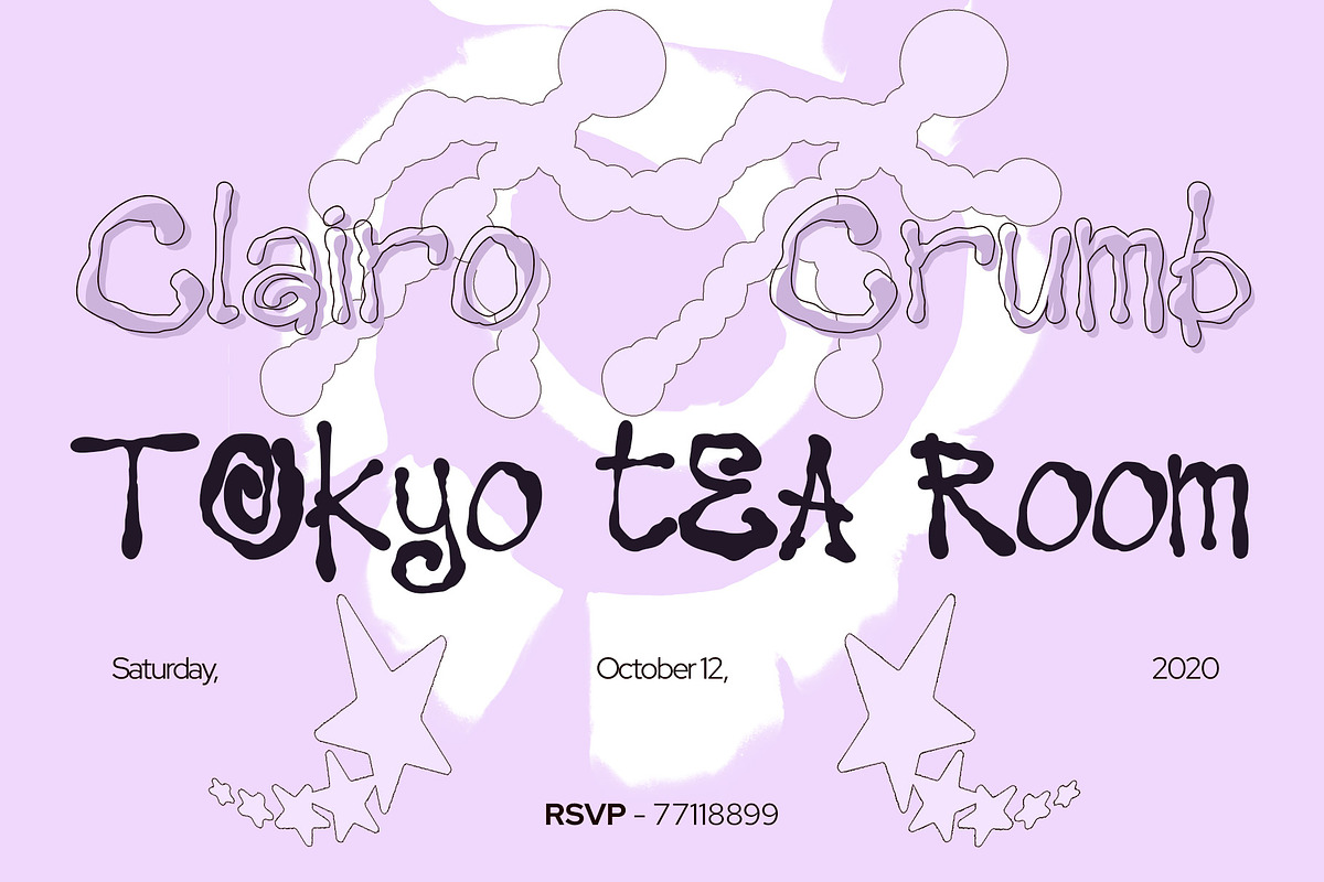 Starry - Dream Pop Display Ink, a Handwritten Font by riff.type (Photo 9 of 10)