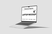 Isometric laptop mockup, a Mac Mockup by Graphicbars (Thumbnail 10 of 20)