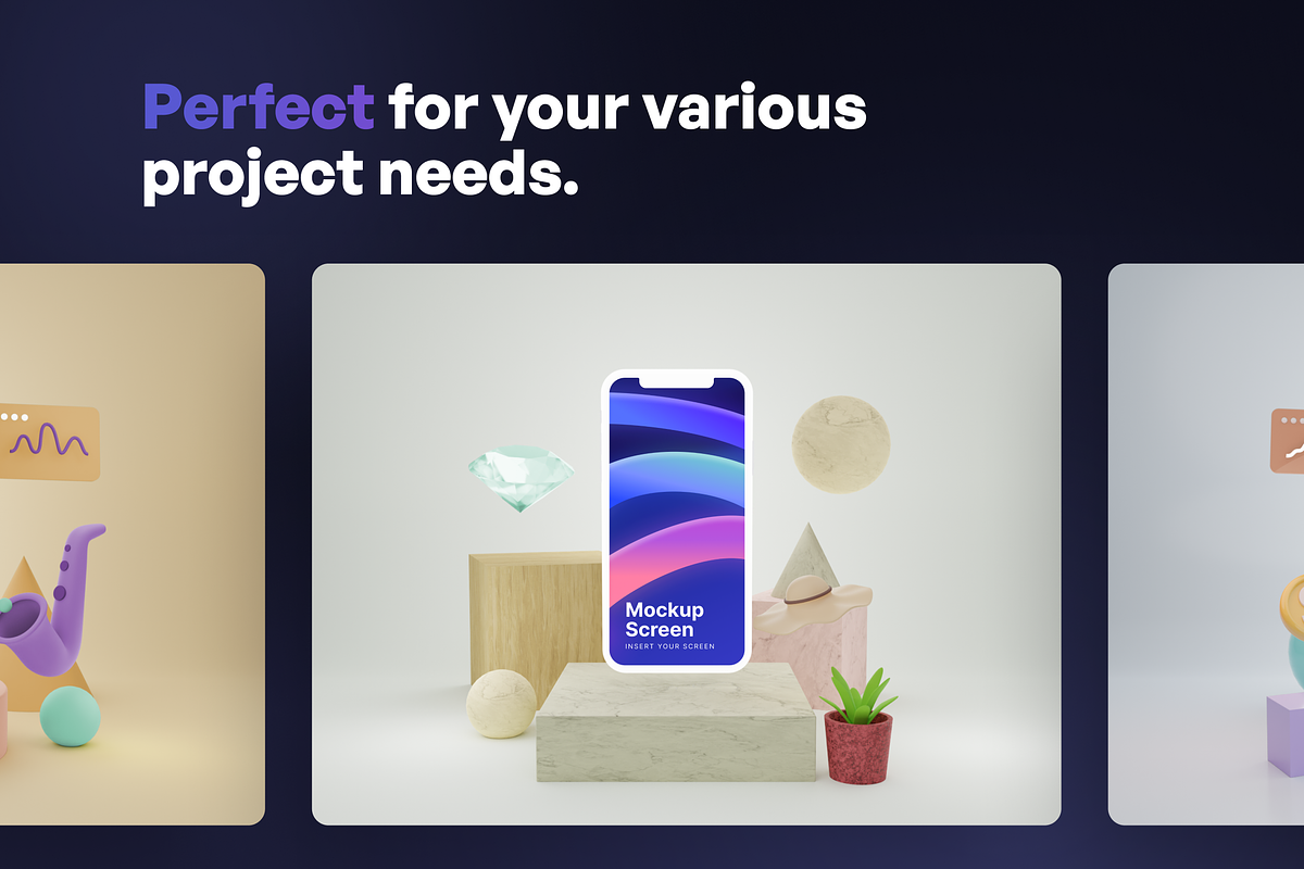 Mobby - 3D Phone Scene Creator, an Object 3D Model by Illustraly Design (Photo 3 of 7)