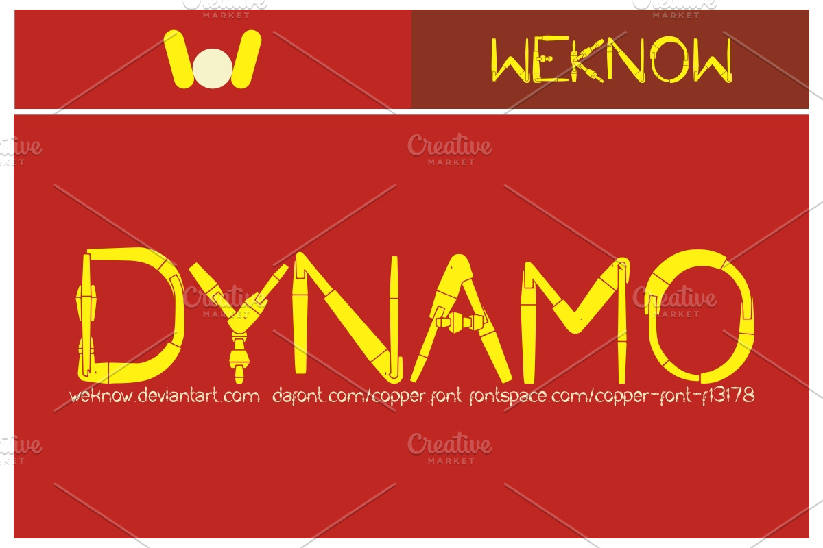 copper font preview 3