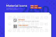 2430 Material Icons, an Outline Icon by Illustrato (Thumbnail 3 of 10)