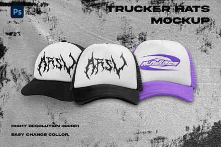 TRUCKER HAT MOCKUP