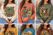 Western Cowgirl PNG Bundle 6 pics, a Decorative Illustration by ElDesignState (Thumbnail 1 of 3)