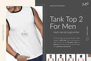 Men Tank Top Mock-ups Set FREE DEMO, a Books & Magazine Mockup by Apparel_Mockups (Thumbnail 5 of 25)