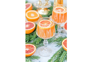 Refreshing mimosa with squeezed, a Food & Drink Photo by Lermont51