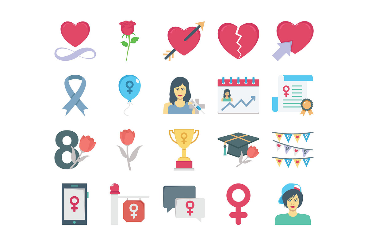 Mother’s Day Icons Pack, a Solid Icon by Vector Portal (Photo 4 of 6)