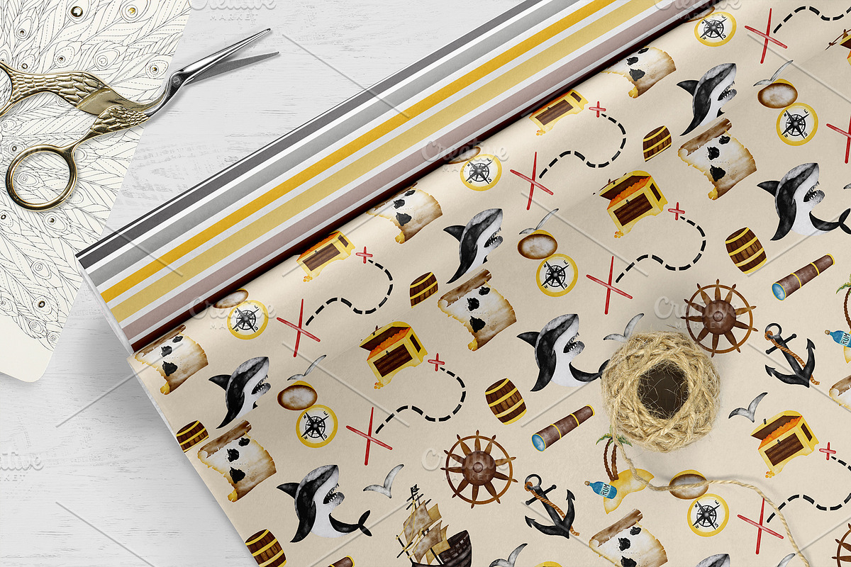 Kids Playful Seamless Patterns, a Pattern Graphic by Oksana Dovhopol Art (Photo 7 of 14)
